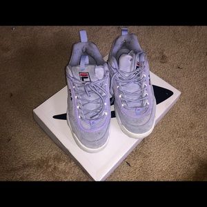 Fila Purple Suede Disruptors